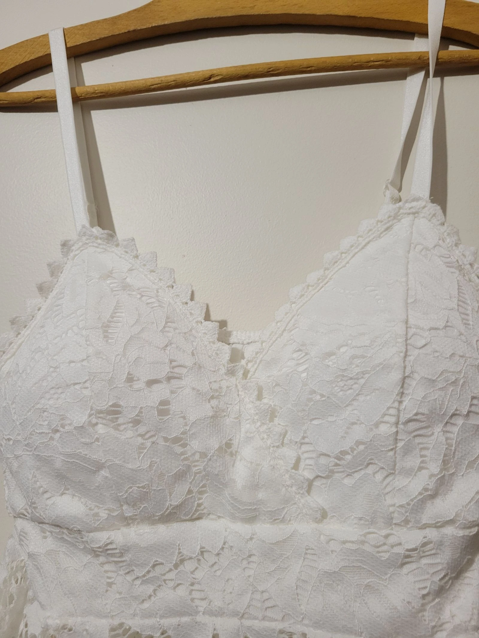 Lindo top de renda branco novo – photo 4